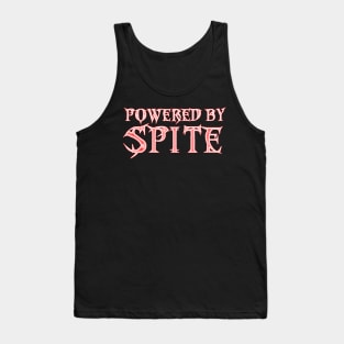 Powered By Spite (red outline) Tank Top